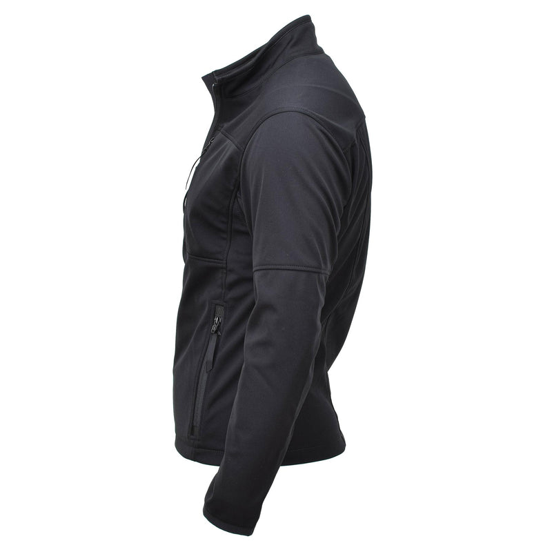 Veste coupe-vent style militaire coupe-vent membrane gore-tex imperméable noire