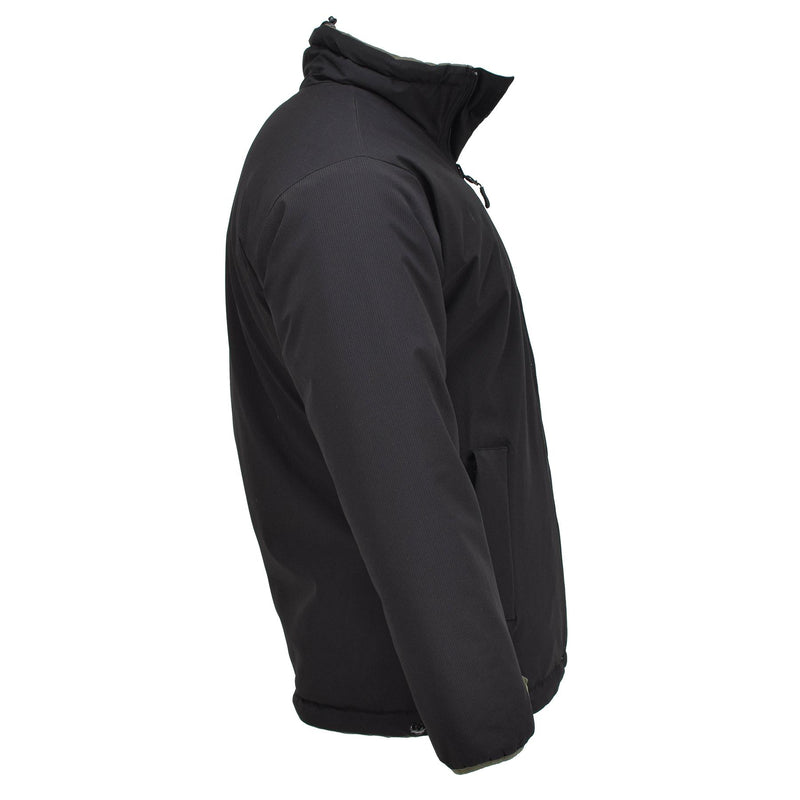 Veste militaire allemande MIL-TEC coupe-vent réversible pour temps froid Vert Noir NEUF