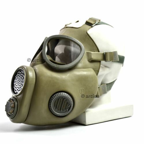 Masque à gaz militaire de l'armée tchécoslovaque tchèque M-10. Nouvel ensemble complet. Masque à gaz CZ M10
