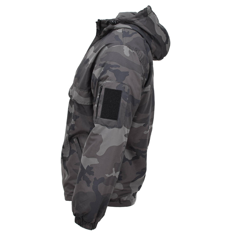 Veste de sport MIL-TEC Anorak légère CCE camouflage nocturne vêtements de sport à capuche