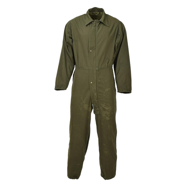 Combinaison de travail originale de mécanicien militaire américain, combinaison uniforme de combinaison mess Olive