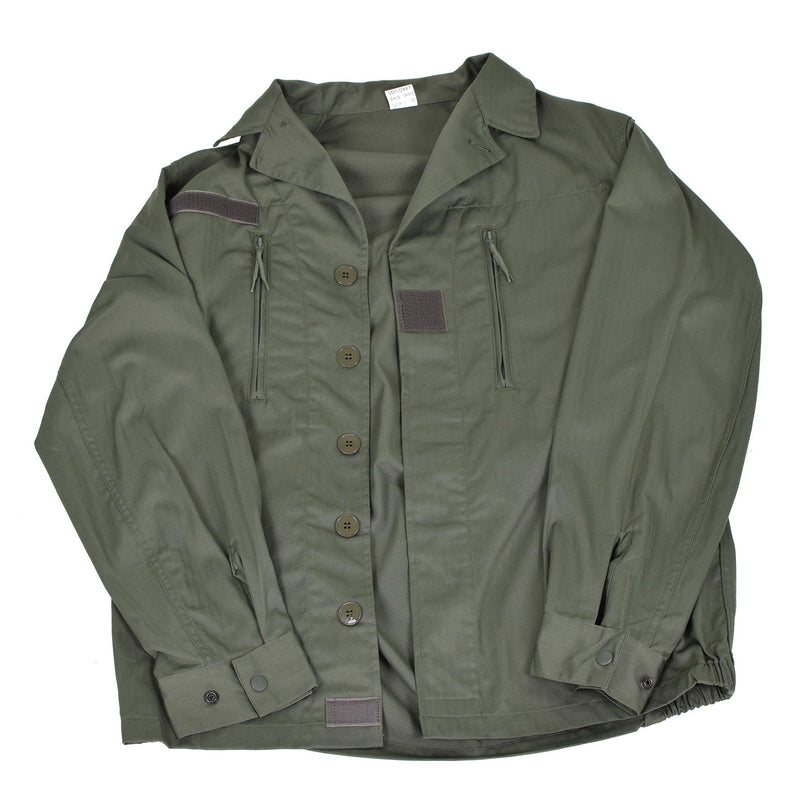 Veste de combat F2 authentique de l'armée française, chemise de surplus militaire, olive OD NEUF