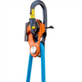 Technologie d'escalade CRIC PROGRÈS CAPTURE PULLEY Aluminium en acier inoxydable orange