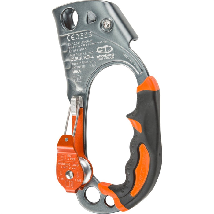 Technologie d'escalade Ascendeur à main QUICK ROLL Poulie intégrée Cordes de 8 à 13 mm - GoMilitar