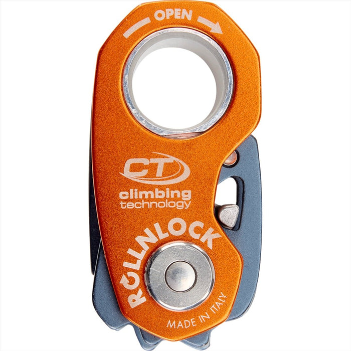 Orange Climbing Technology ROLLNLOCK Dispositif de poulie et bloqueur 3 en 1, compact et ultraléger pour une utilisation en escalade