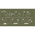 CONVAR Field Bread Mix Longue durée de conservation Camping Nourriture d’urgence en plein air