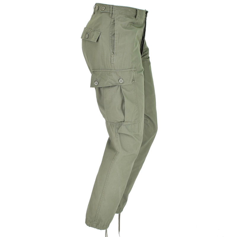 Pantalon de combat OD style jungle vietnamienne M64 de l'armée américaine de marque Mil-Tec pour soldats BDU