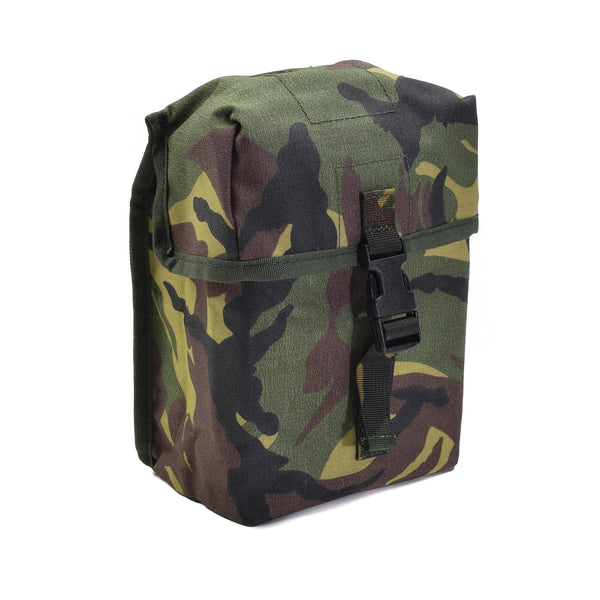 Pochette molle universelle d'origine militaire néerlandaise avec fermeture à boucle camouflage DPM NEUF