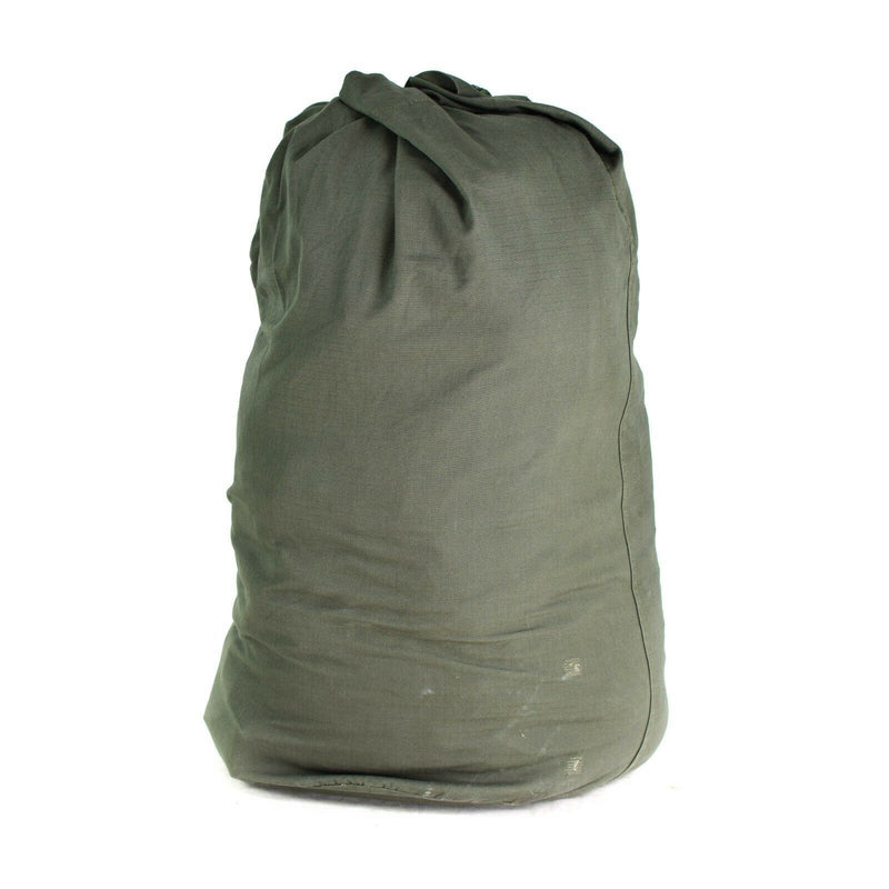Sac de sport militaire néerlandais original 100 litres en toile ripstop olive