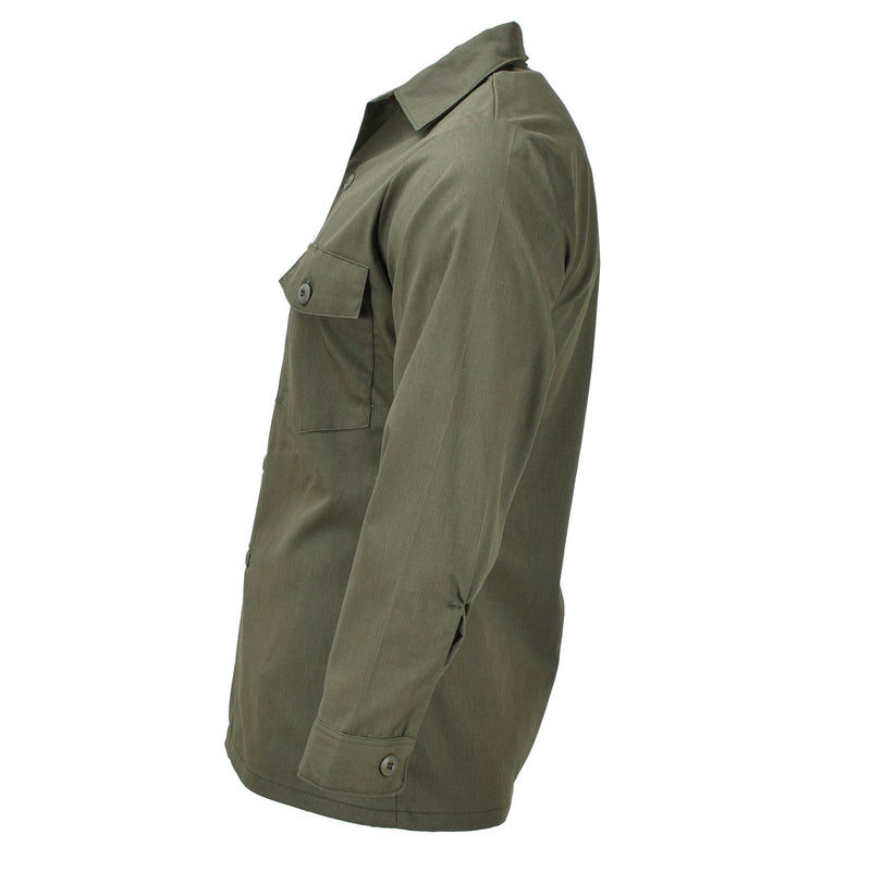Chemise tactique à manches longues originale de l'armée américaine, tenue militaire de fatigue olive, NEUF