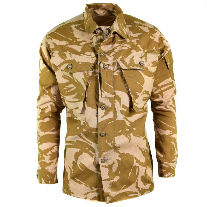 Veste de combat militaire originale de l'armée britannique, camouflage du désert, chemises résistantes au feu