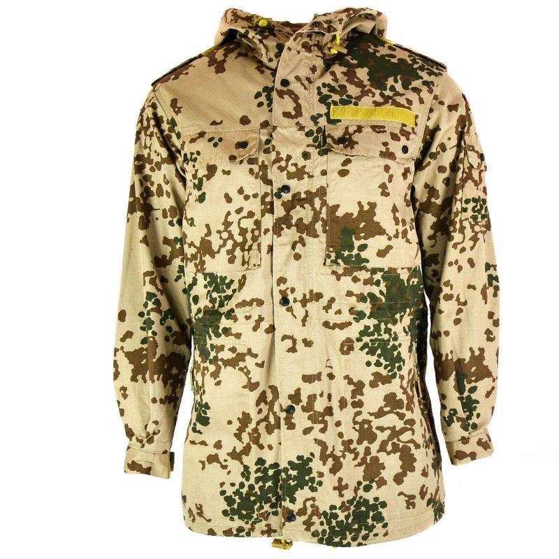 Véritable veste de campagne de l'armée allemande Parka à capuche de l'armée Combat dans le désert Tropic
