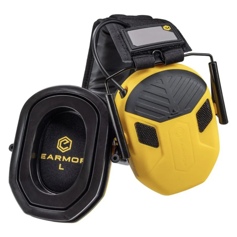 EARMOR M300X Protecteur Auditif Électronique 24dB NRR Tactique Extérieur Noir