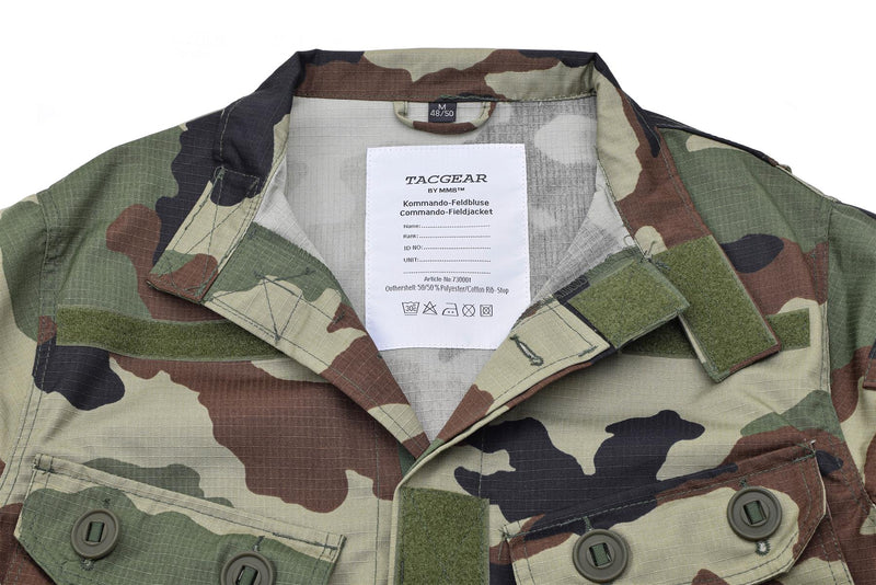 Veste commando de style militaire français de marque TACGEAR, chemises tactiques CCE