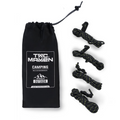 TAC MAVEN Tente Tarp Guyline Set 7 Core Polyester Tendeurs Noir