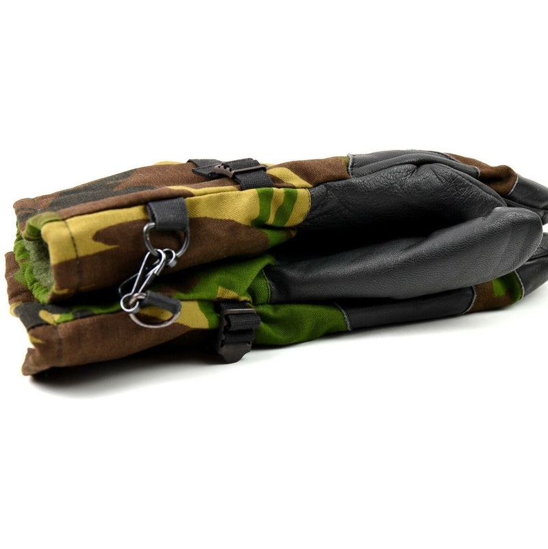 Mitaines originales de camouflage forestier DPM de l'armée néerlandaise. Gants militaires néerlandais