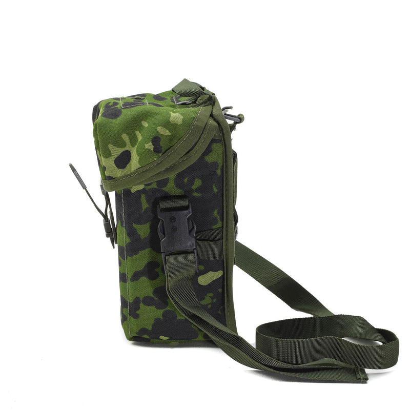 Pochette de chargeur LMG de camouflage militaire danois authentique avec attache de ceinture universelle