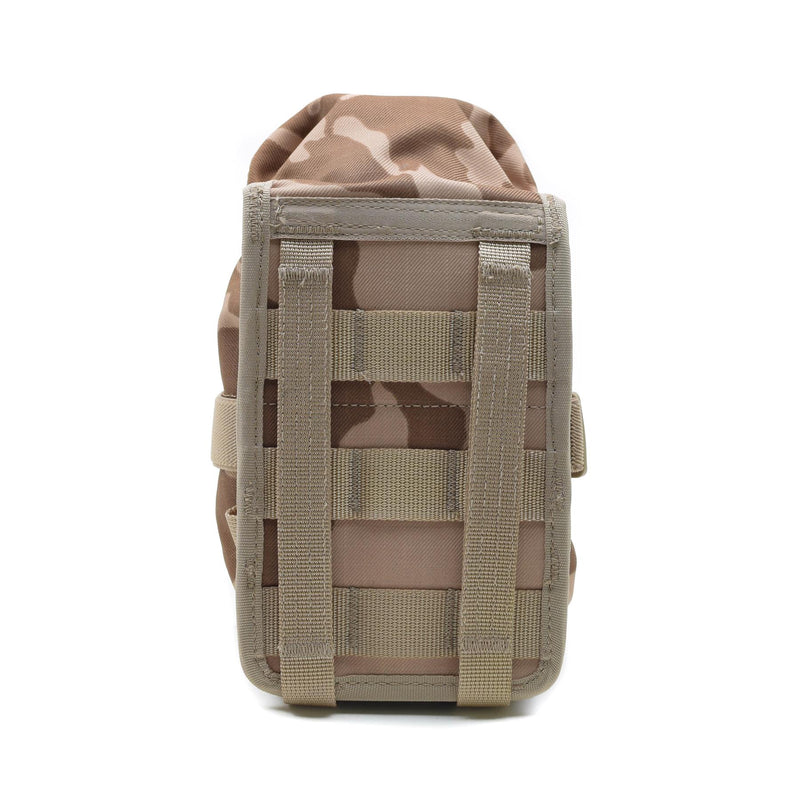 Véritable pochette universelle Molle de l'armée tchèque avec fermeture à boucle camouflage désert militaire NEUF