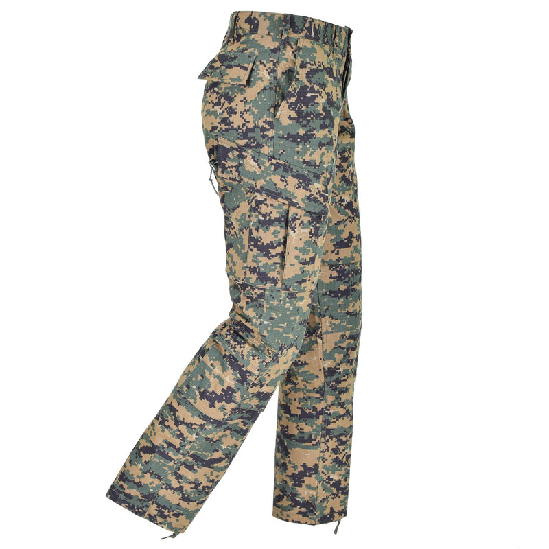 Pantalon de camouflage numérique de style armée américaine de marque Mil-Tec pour troupes sur le terrain
