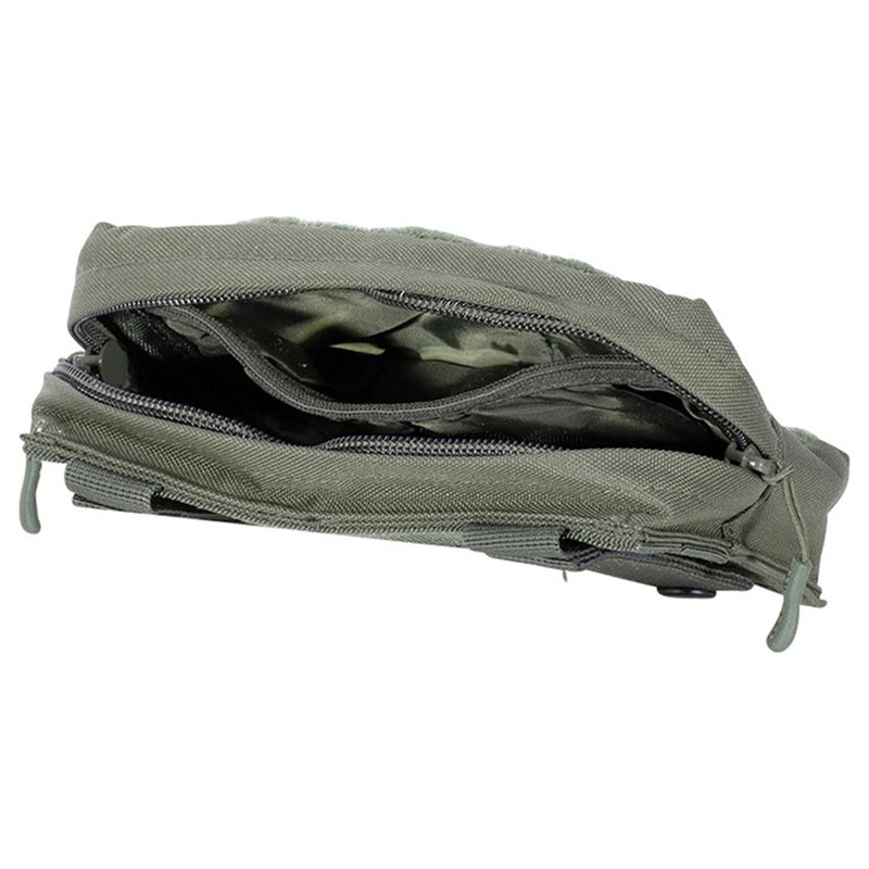 Pochette de ceinture utilitaire découpée au laser MIL-TEC, sac tactique en sangle de type Molle, petite taille, olive