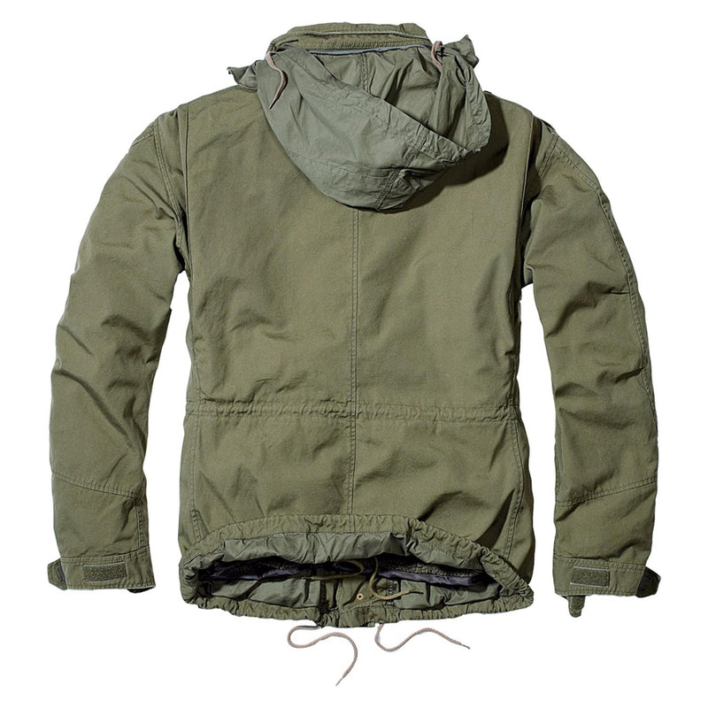 Veste Brandit Classic M65 Giant style militaire vintage doublure amovible olive