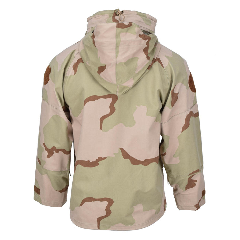 Veste de pluie originale de l'armée hongroise, camouflage de combat, imperméable, à capuche, pour le désert