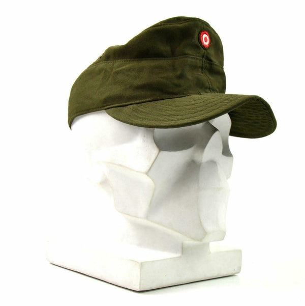 Casquette de combat authentique des troupes excédentaires militaires autrichiennes olive OD Austria