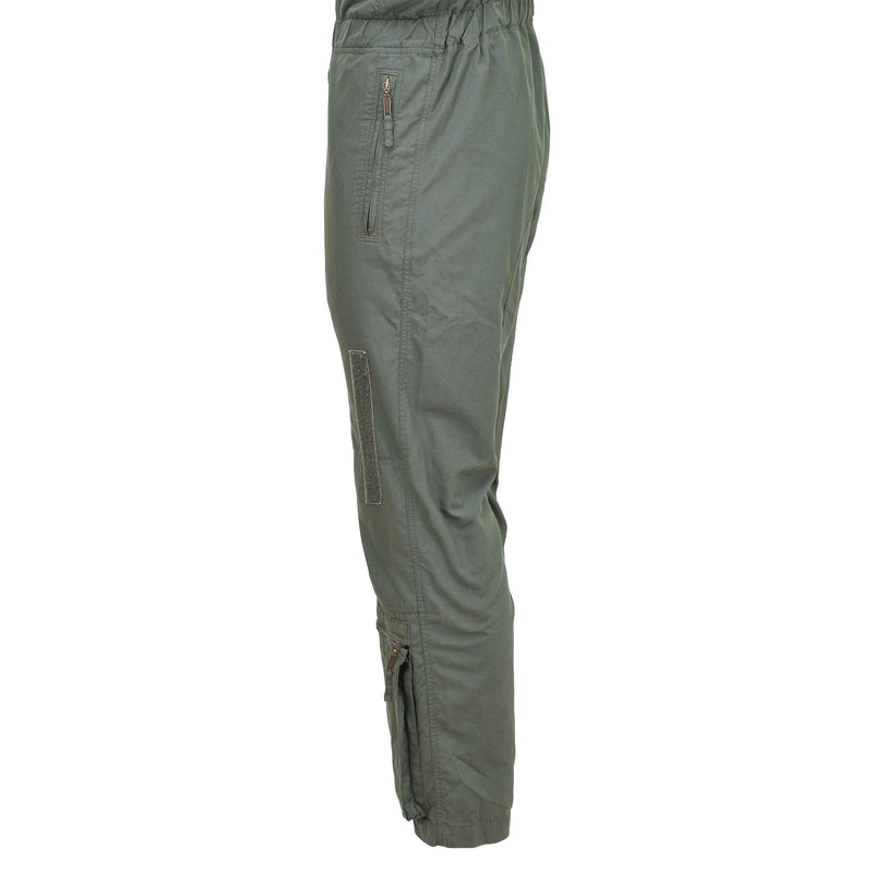 Pantalon à bretelles original de l'armée tchèque, pantalon militaire excédentaire en aramide ignifuge