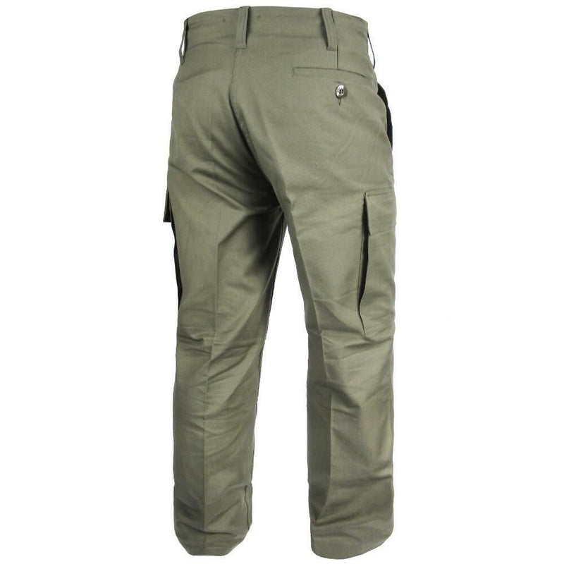 Pantalon de combat de campagne en molleton OD authentique de l'armée allemande, pantalon olive BW NEUF