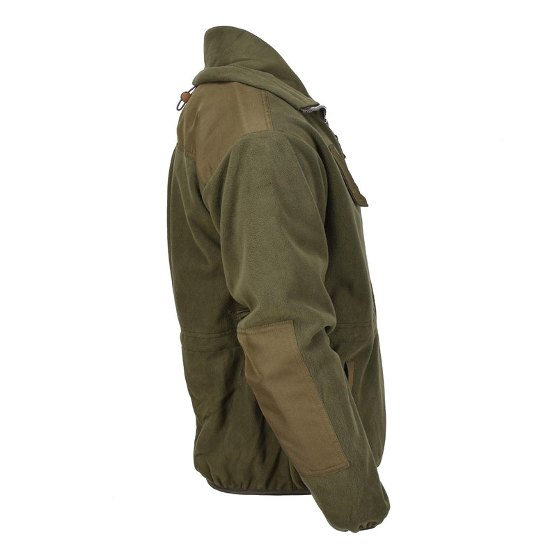 Veste polaire de style militaire autrichienne de marque Blochl, col montant, fermeture éclair intégrale, respirante