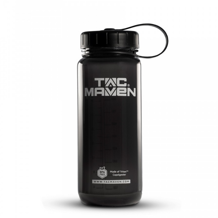 TAC MAVEN Norman Tritan Bouteille d'eau sans BPA 650 ml pour l'extérieur Noir