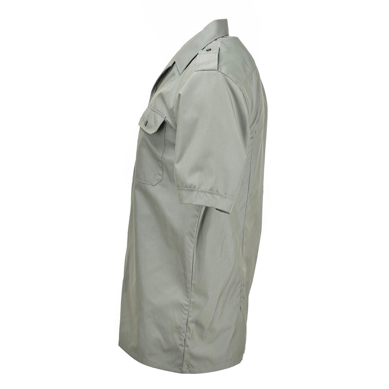Chemises authentiques de la marine espagnole Armada marines olive chemise formelle à manches courtes NEUF