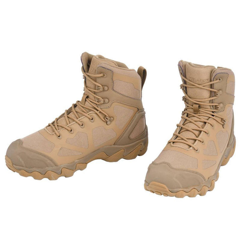 Bottes MIL-TEC CHIMERA HIGH légères pour trekking, randonnée, chasse, coyote