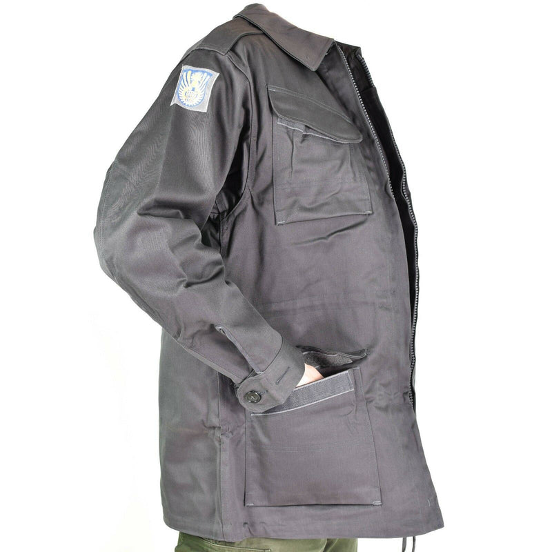 Veste de combat authentique de l'armée danoise M71, surplus militaire gris du Danemark, NEUF