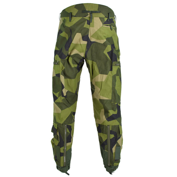 Pantalon de tanker thermique suédois d'origine m90 camouflage éclats pantalon BDU NEUF