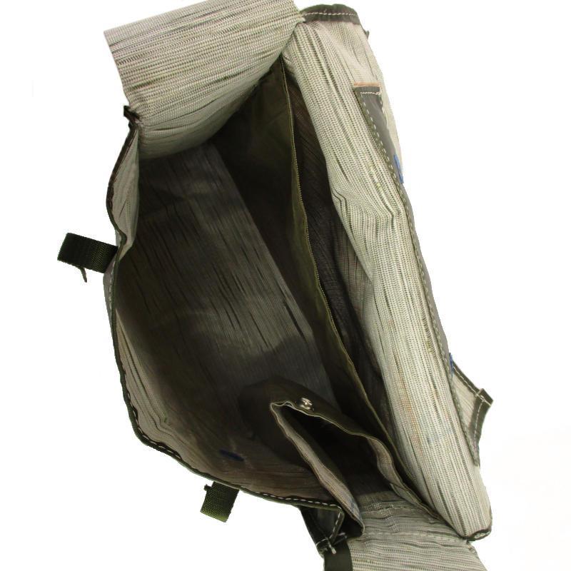 Sac à pain militaire en vinyle d'origine de l'armée tchèque M85, équipement général, bandoulière NEUF
