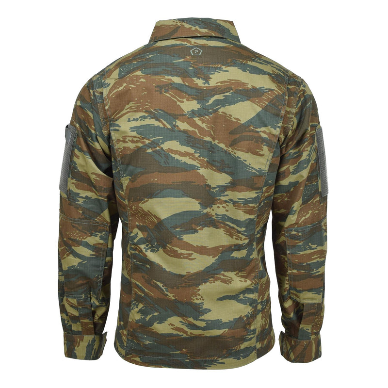 Veste militaire PENTAGON ACU 2.0 en ripstop résistant à l'eau avec camouflage lézard de l'armée grecque