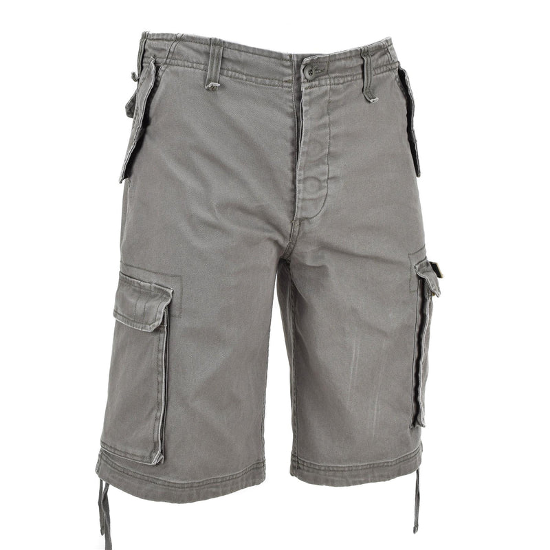 Short cargo de parachutiste en moleskine prélavé de style militaire de marque Mil-Tec