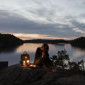 Lanterne à gaz Primus EasyLight 490 lumens Camping Randonnée Lampe extérieure en verre