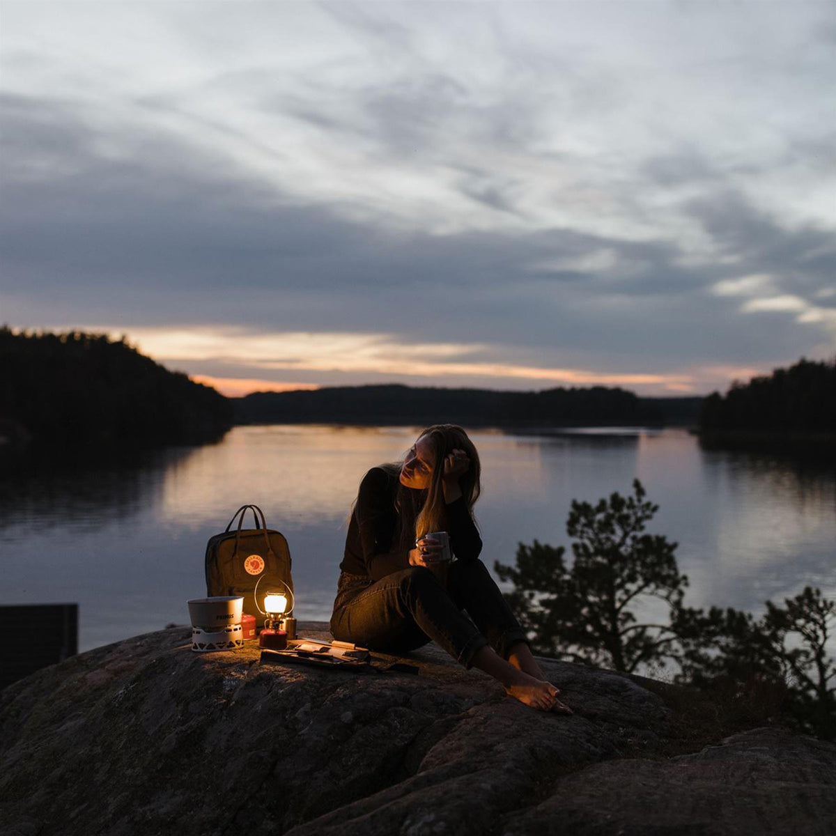 Lanterne à gaz Primus EasyLight 490 lumens Camping Randonnée Lampe extérieure en verre