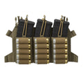 Pochette de chargeur squelettée à action directe, coque de munitions, rabat, camouflage Woodland