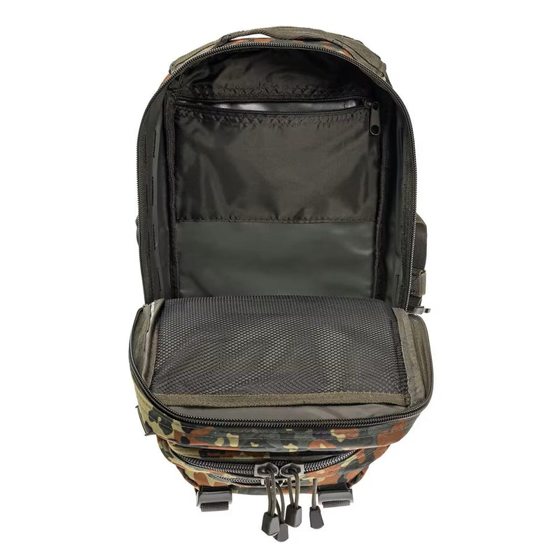 Sac à dos tactique MIL-TEC US Assault pour randonnée, flecktarn, 20 litres
