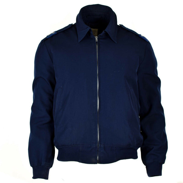 Veste de bombardier bleu de surplus militaire des forces aériennes royales de l'armée britannique originale