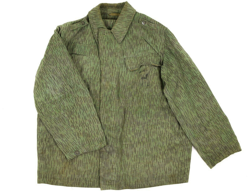 Veste de combat militaire originale de l'armée tchèque M60 Parka camouflage goutte de pluie 