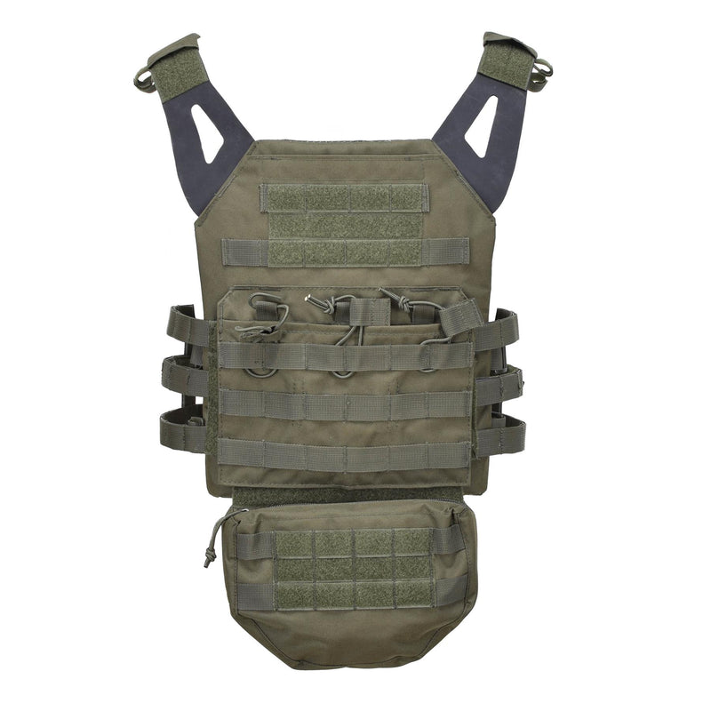 Pochette MIL-TEC Dropdown type molle petit sac utilitaire tactique panneau avant olive