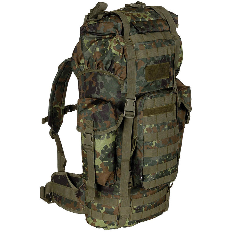 Sac à dos tactique de combat de l'armée BW de marque MFH Molle 65L sac de terrain en aluminium pour tige NEUF