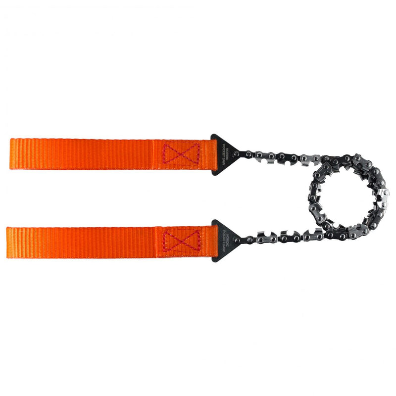 SCIE DE POCHE NORDIQUE outil de survie portable tronçonneuse de randonnée de qualité poignées orange