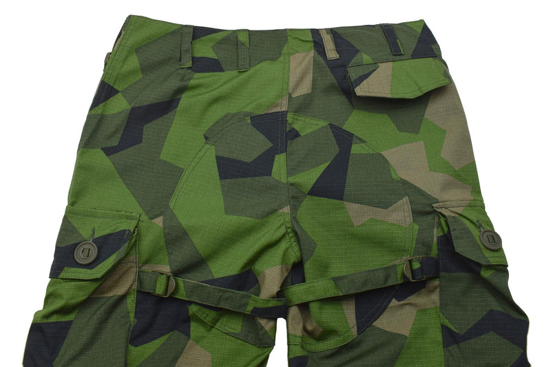 Pantalon de combat de style militaire suédois de marque TACGEAR Splinter camouflage cargo ripstop