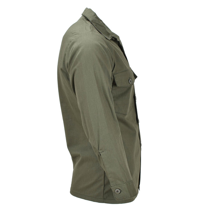 Chemise tactique à manches longues originale de l'armée américaine, tenue militaire de fatigue olive, NEUF