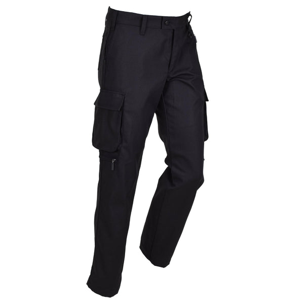 Pantalon de travail noir militaire d'origine danoise Pantalon à anneau en D solide et durable Nouveau
